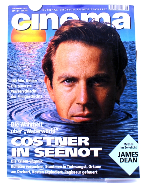 Cinema - Europas grösste Filmzeitschrift Magazin Nr. 208: Die Wahrheit über Waterworld: Kevin Costner in Seenot